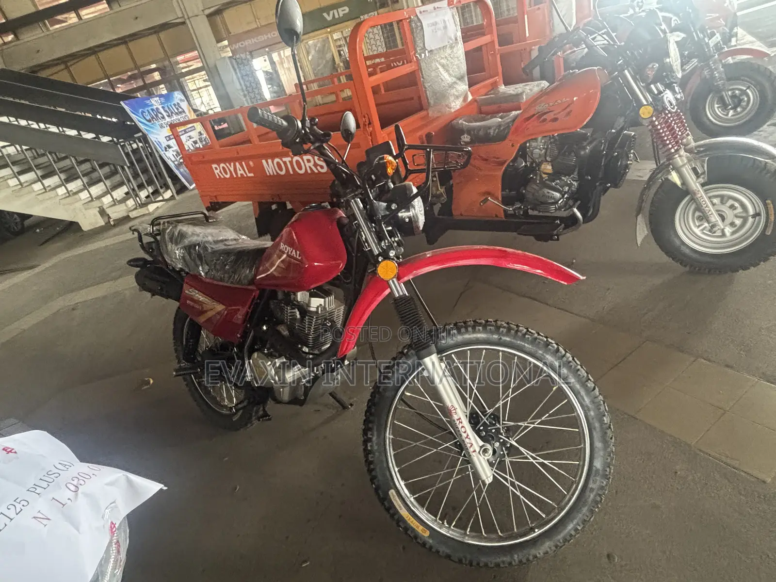 New Royal Motorcycle 2024 Red