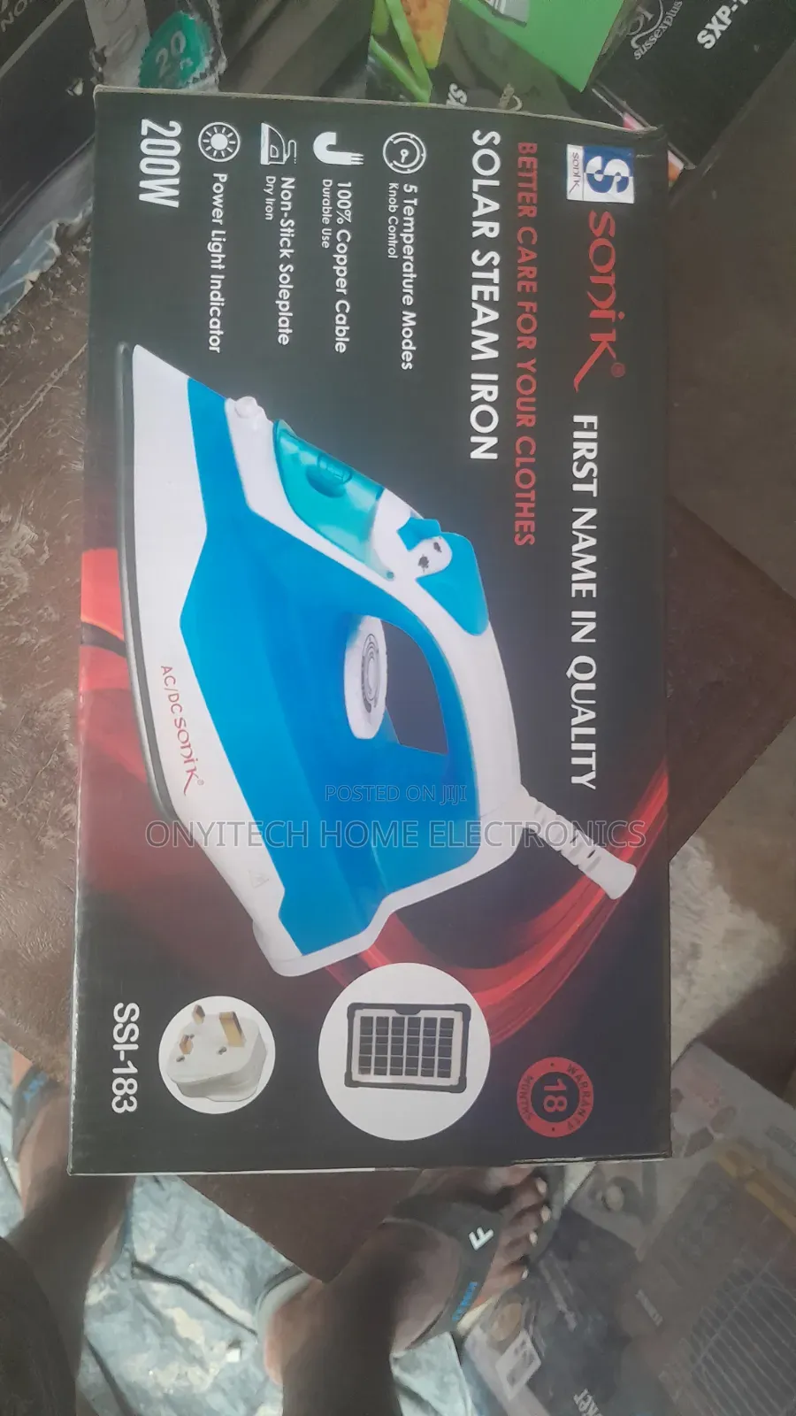 Sonik Solar Steam Iron