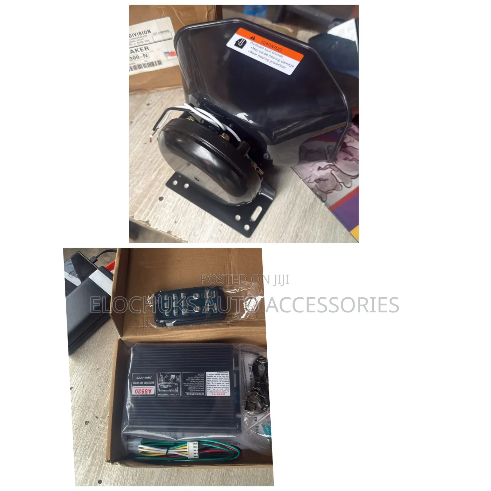 300w Input Siren and Speaker