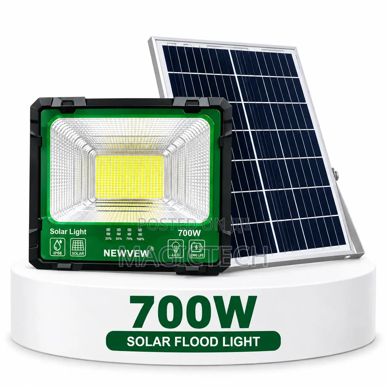 Suntrick Newvew 700w Solar Flood Light With Panel