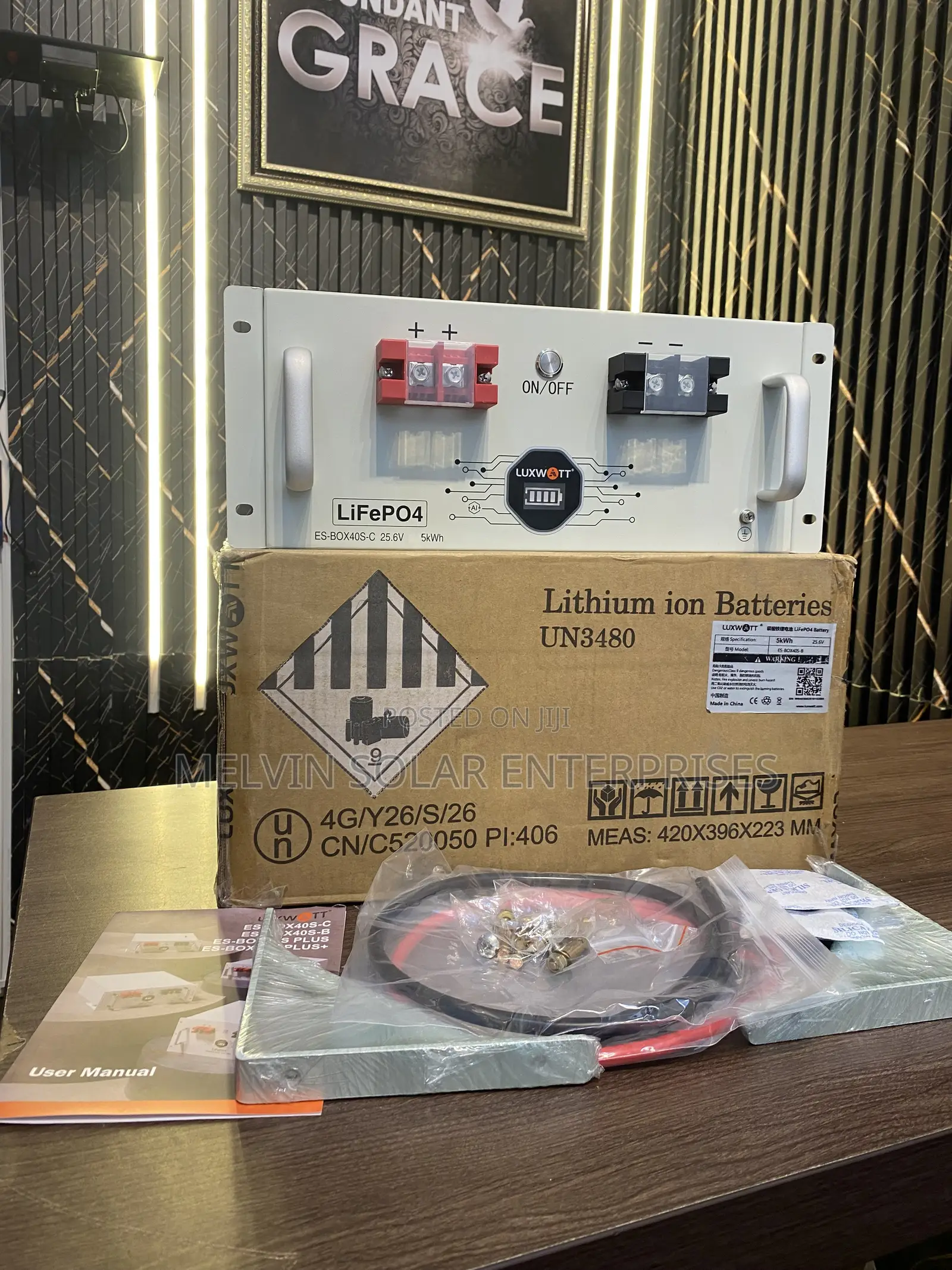 5kwh 24v Luxwatt Solar Lithium Ion Phosphate Batteries Available Now