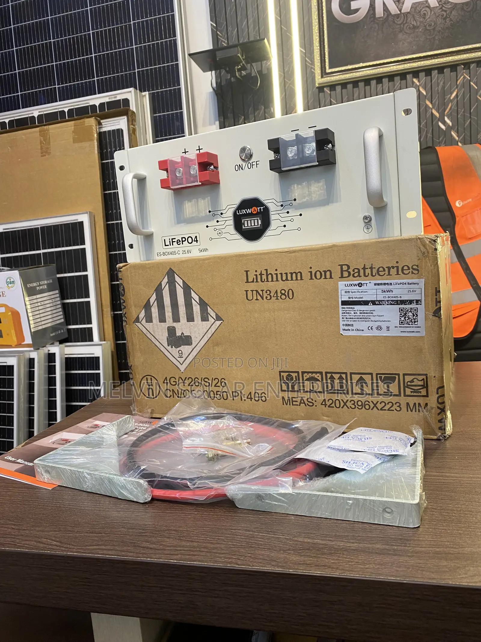 5kwh 24v Luxwatt Solar Lithium Ion Phosphate Batteries Available Now