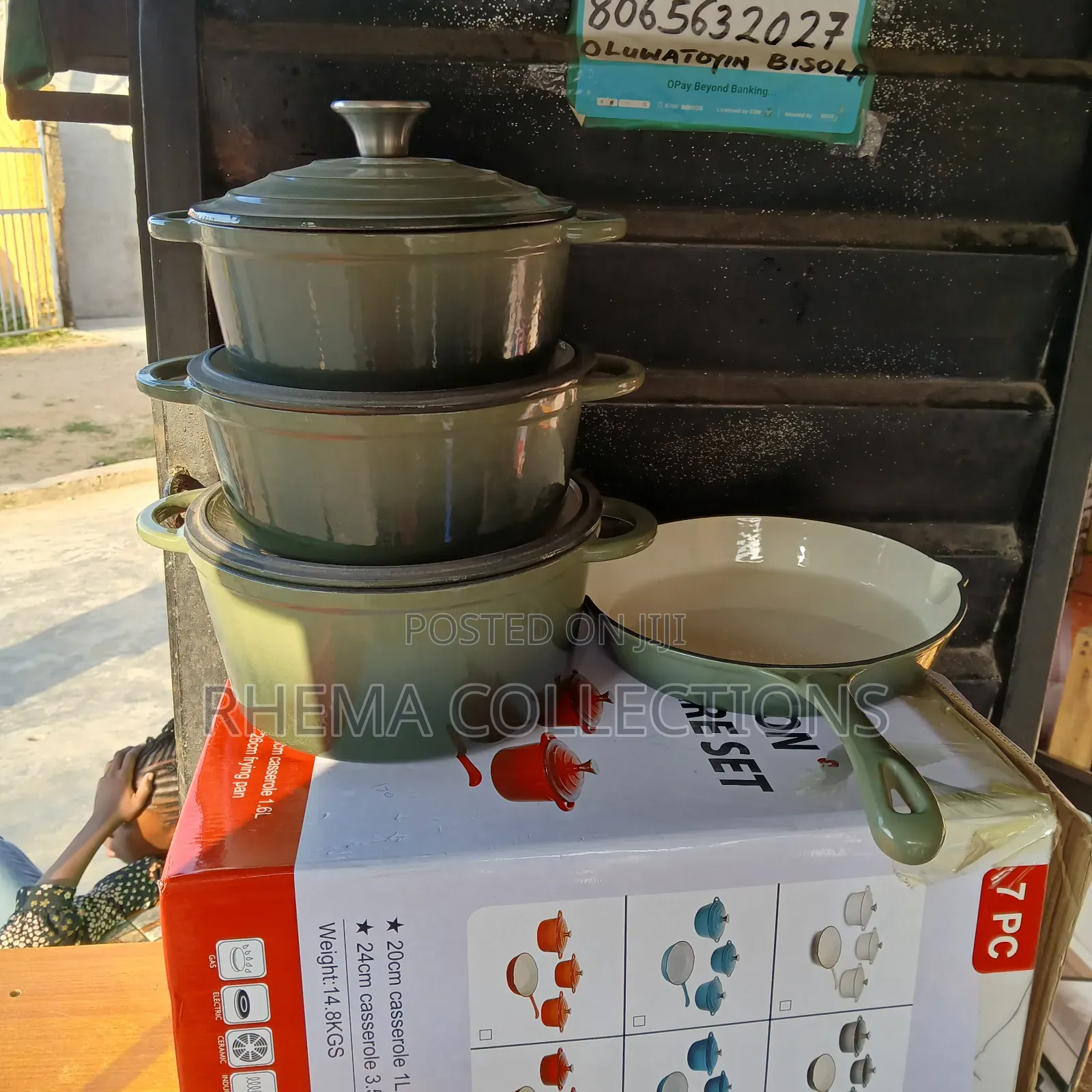 7-Piece Cast Iron Cookware Set