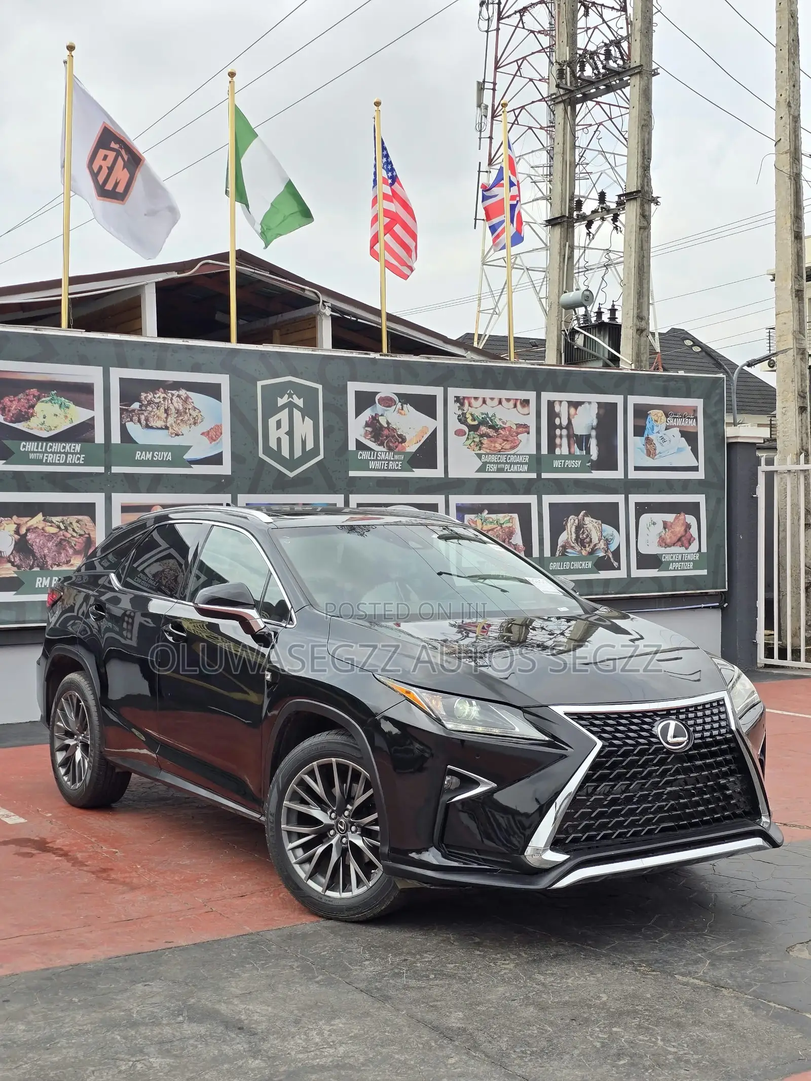 Lexus RX 350 F Sport AWD 2018 Black