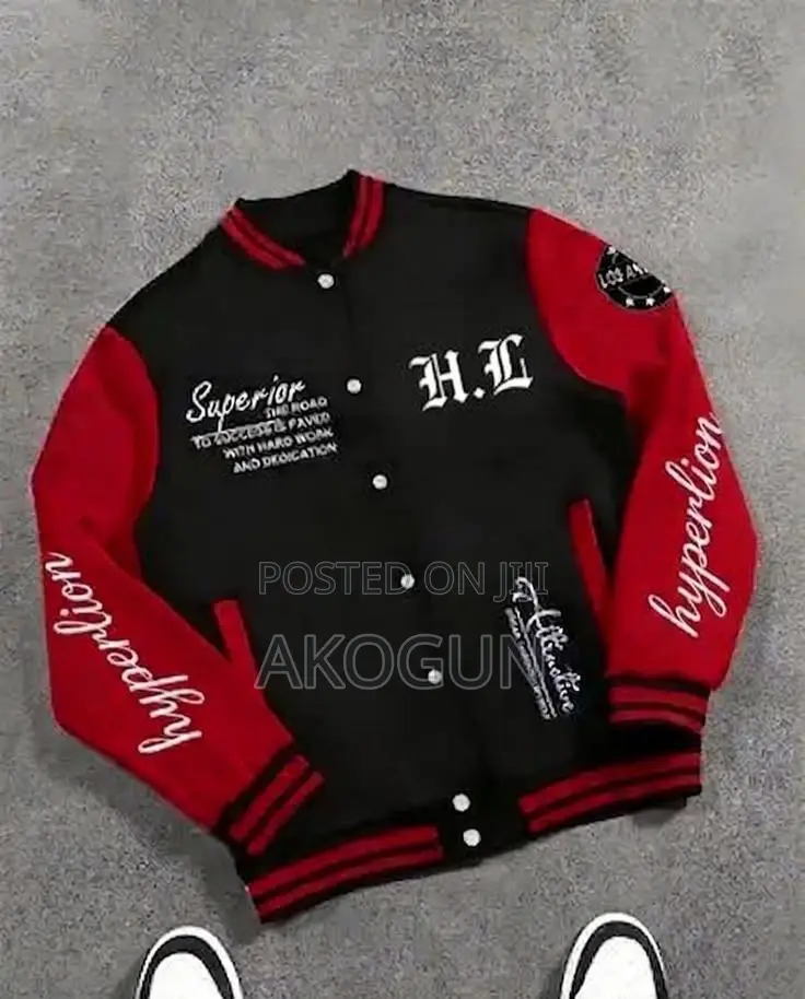 Unisex Varsity Jacket LA Graphic Design Baseball Streetwear Jacket