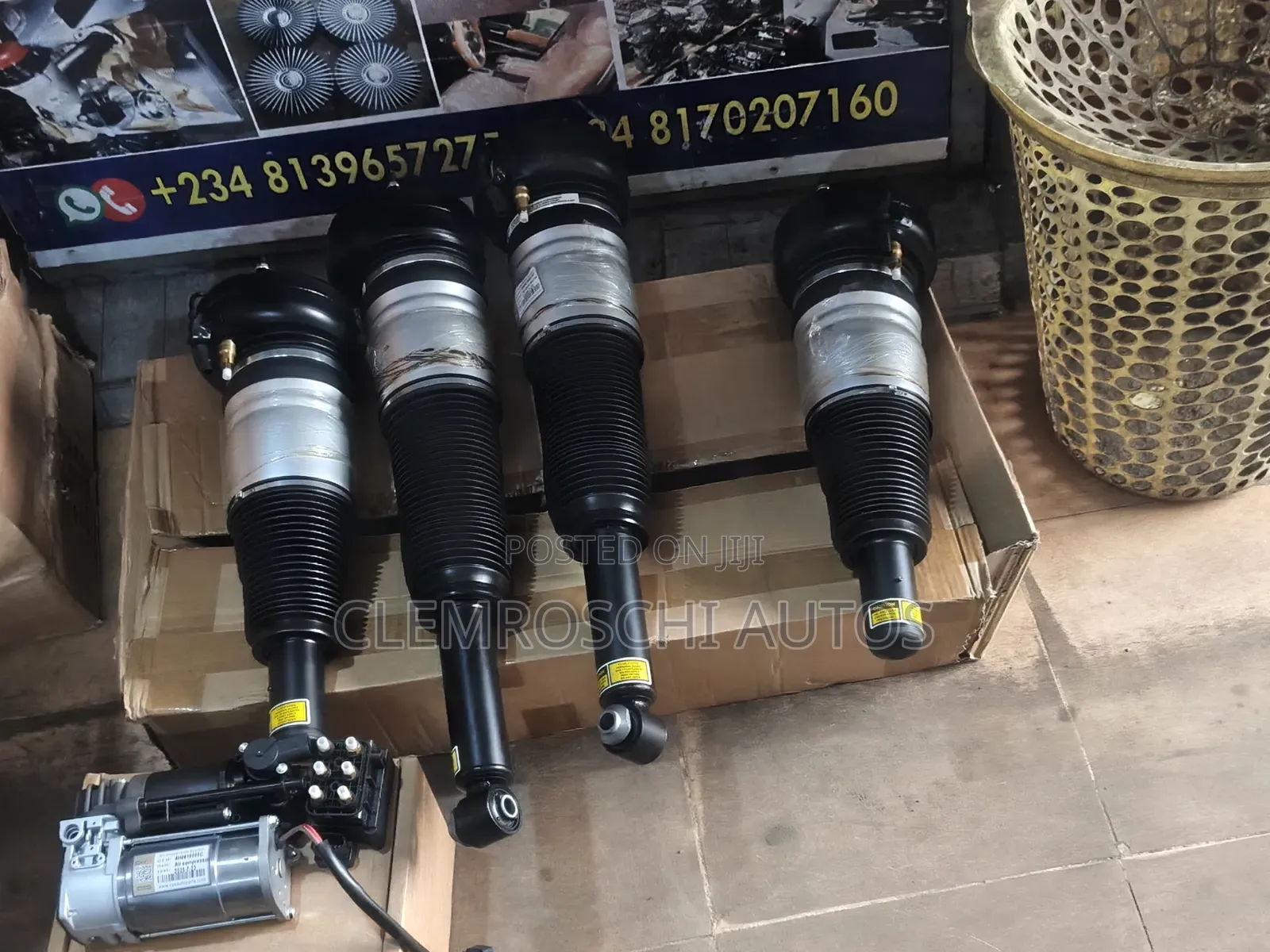 High Quality Certified Complete Brand New Shock, Air Pump Audi A8