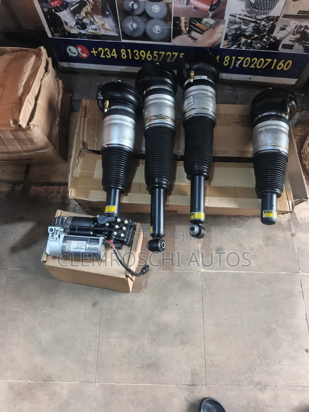 High Quality Certified Complete Brand New Shock, Air Pump Audi A8