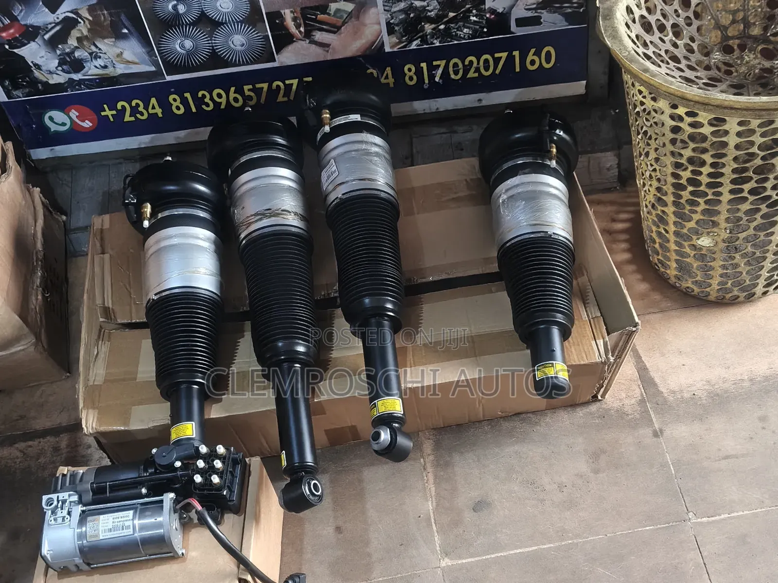 High Quality Certified Complete Brand New Shock, Air Pump Audi A8