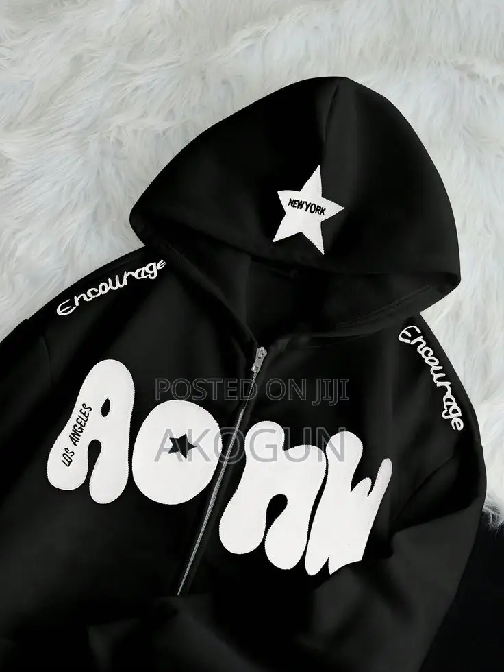 AOHW New York Star Zip-Up Hoodie – Unisex Streetwear