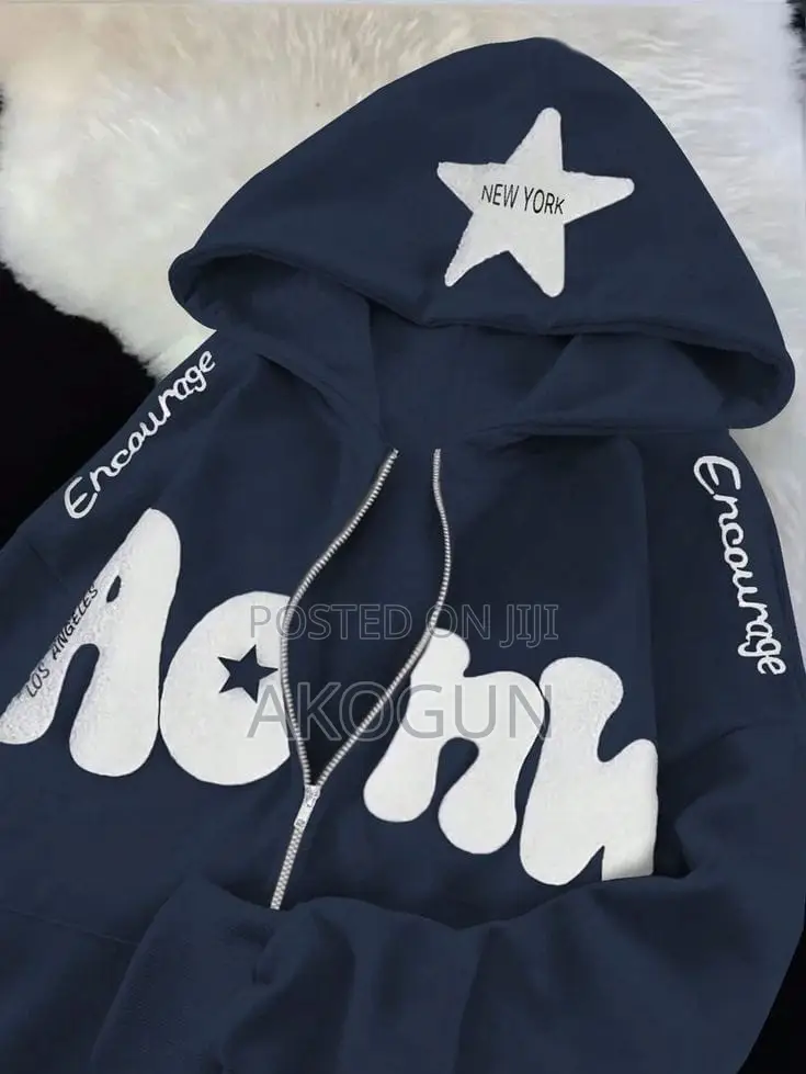 AOHW New York Star Zip-Up Hoodie – Unisex Streetwear