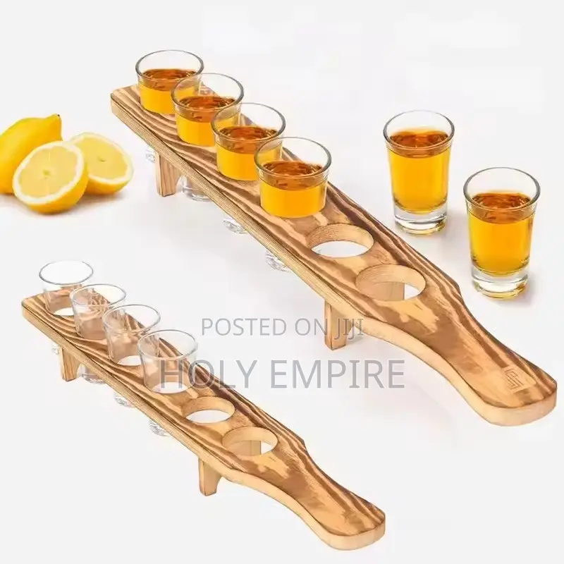 6 Holes Glass Holder Cup Rack Barware Accessories Organizer Serving
