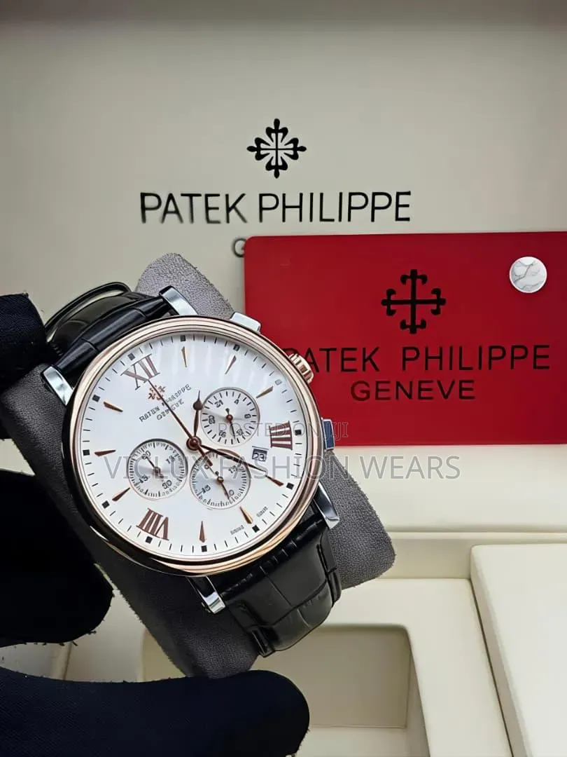 Patek Hphilippe High Quality Leather Wrist Watch