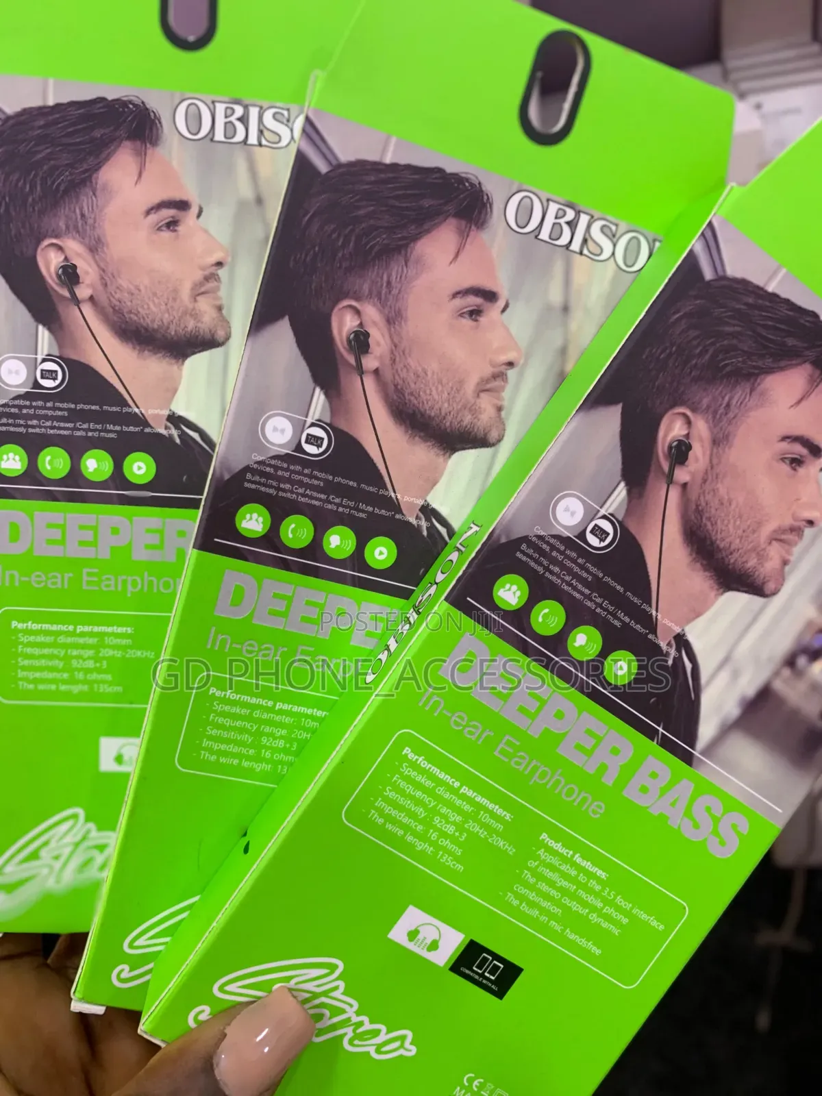 OBISON Conch QEP-E10 Wired in-Ear Earphones (Deeper Bass HD Sound)