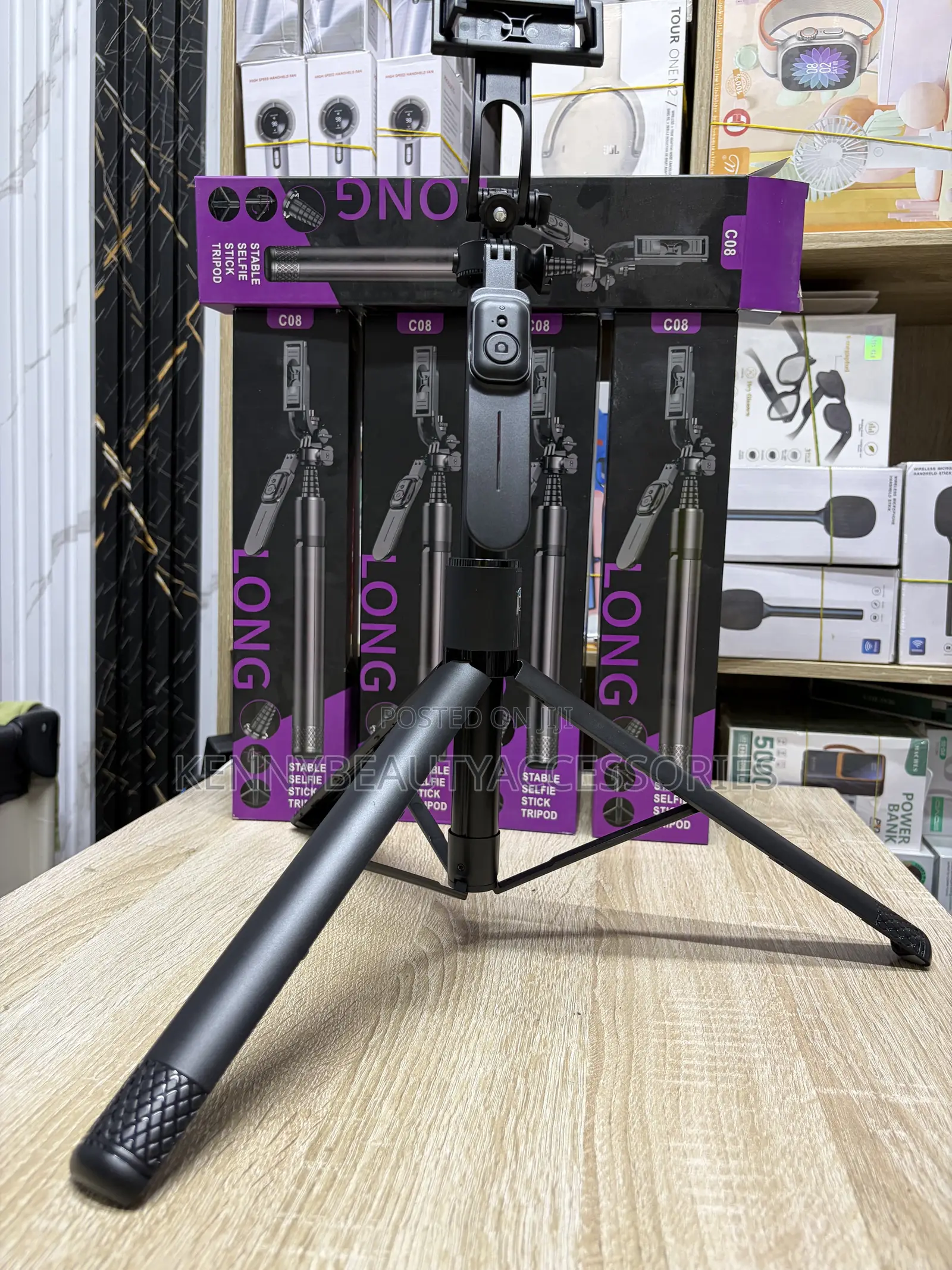C08 Stable Selfie Stick Tripod – Perfect for Content Creators.