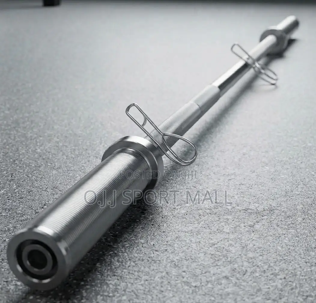 Standard 5ft Barbell Rod – Bodyfit Heavy-Duty Gym Bar