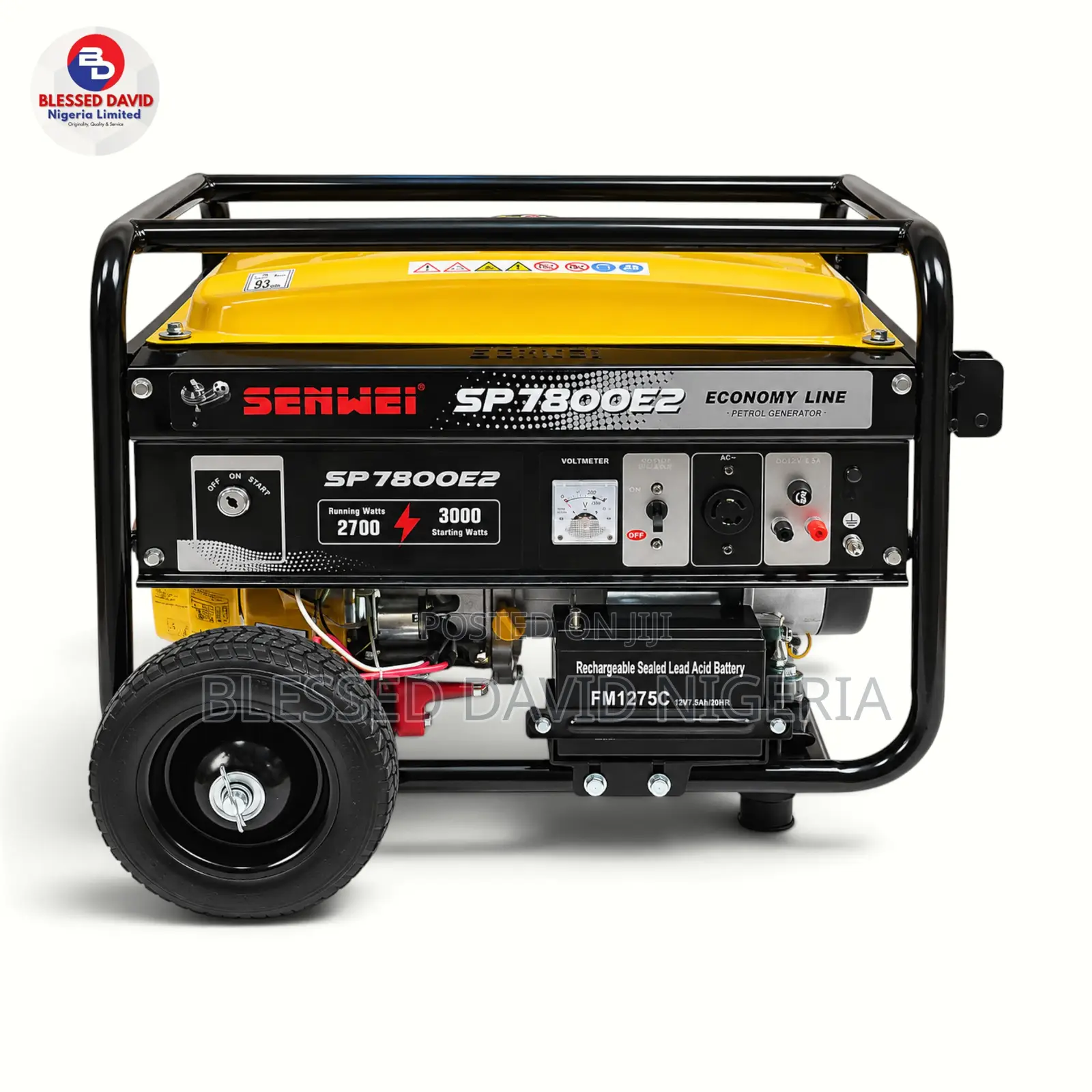 Senwei SP7800E2 3.3kva 2700WGenerator Key Starter Economy-Line