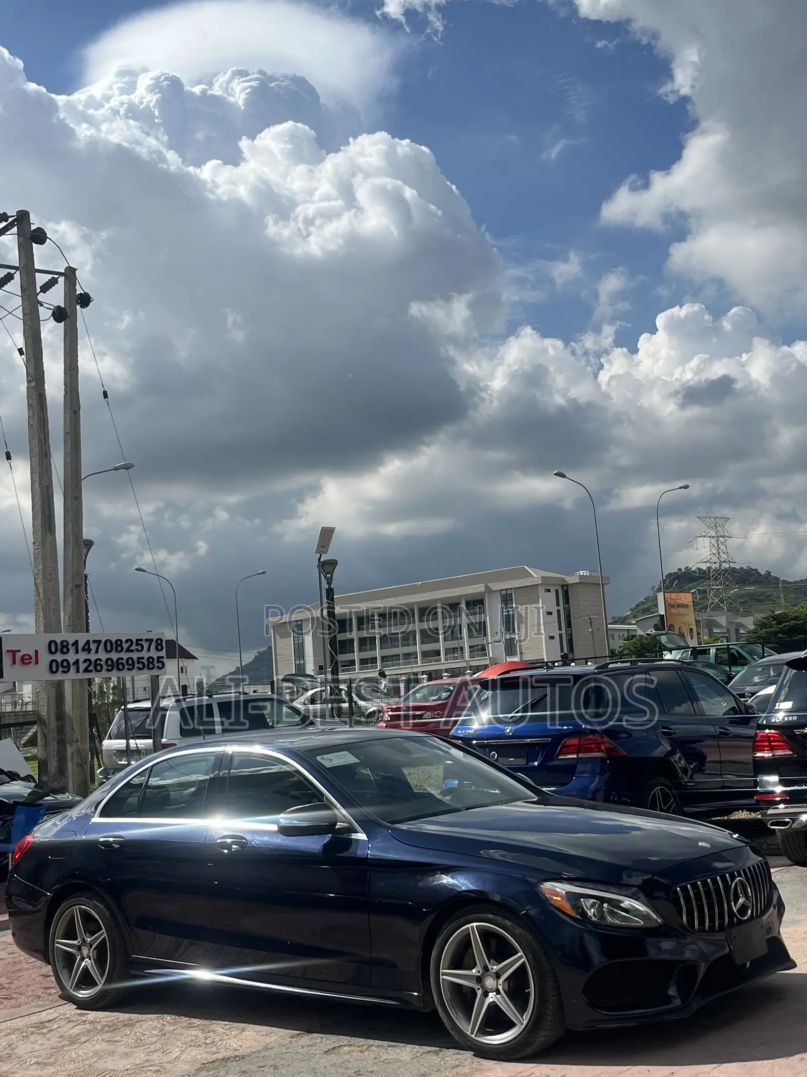 Mercedes-Benz C400 4Matic AWD Sedan (3.0L V6 7A) 2015 Blue