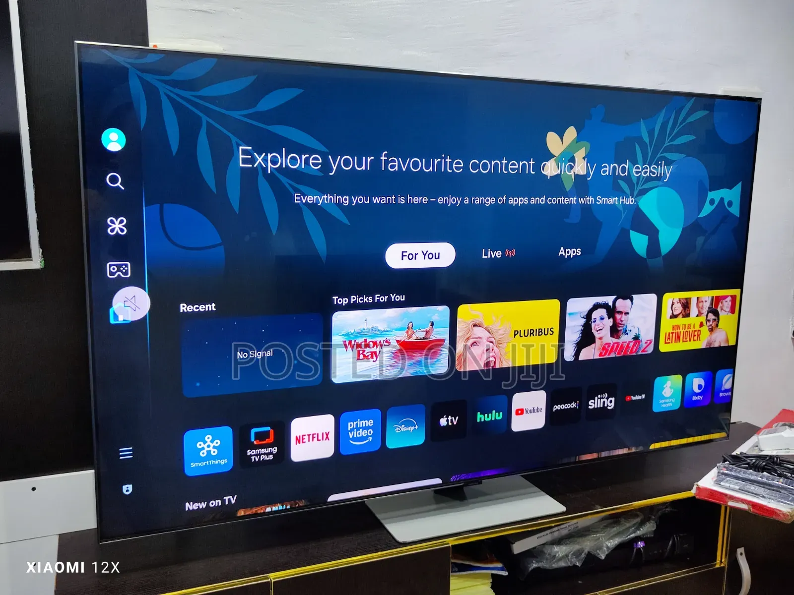 Boxed 65" Samsung Qled Q80C Bezel-Less Screen 2023 Gaming Smart TV