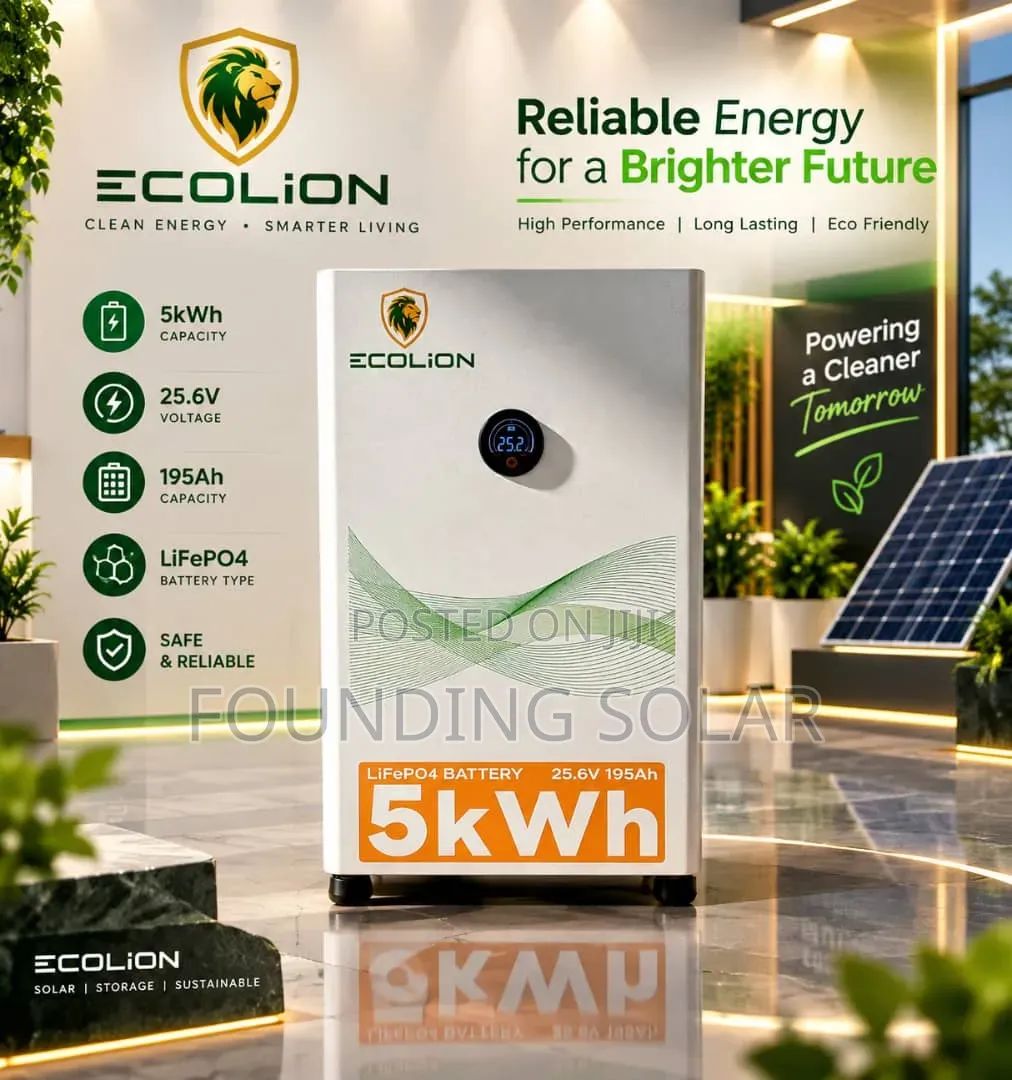 Ecolion 5kwl Lithium Ion Battery