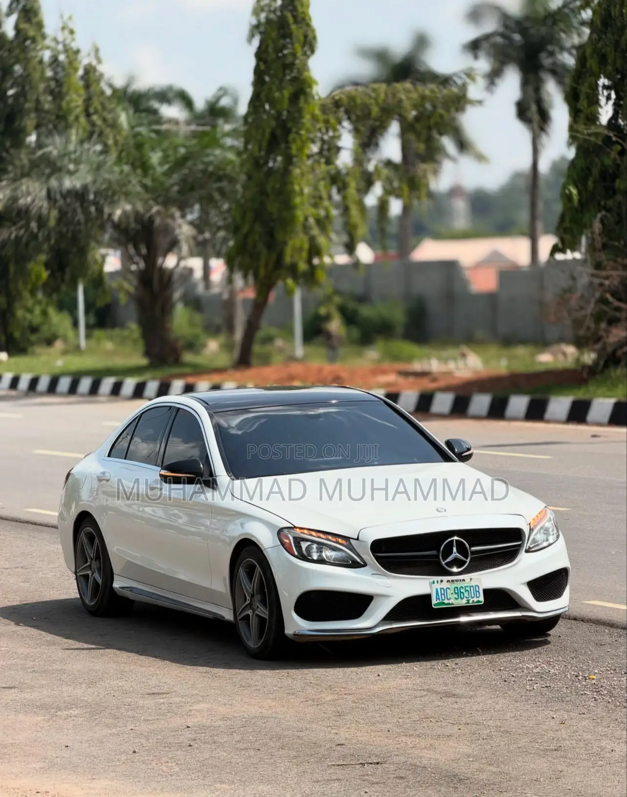 Mercedes-Benz C400 4Matic AWD Sedan (3.0L V6 7A) 2015 White