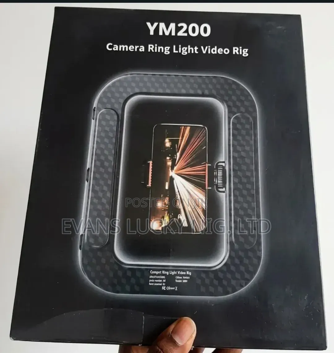 YM200 Handheld Ring Light (Free Tripod)