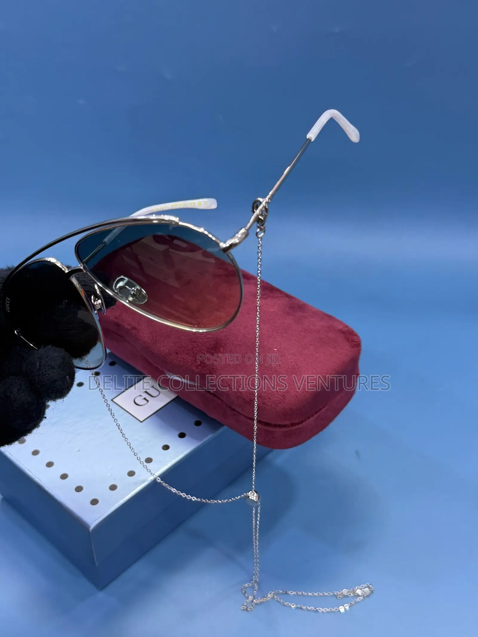 *Brand New Gucci Eyewear With Chain* *For Pickup/Delivery*