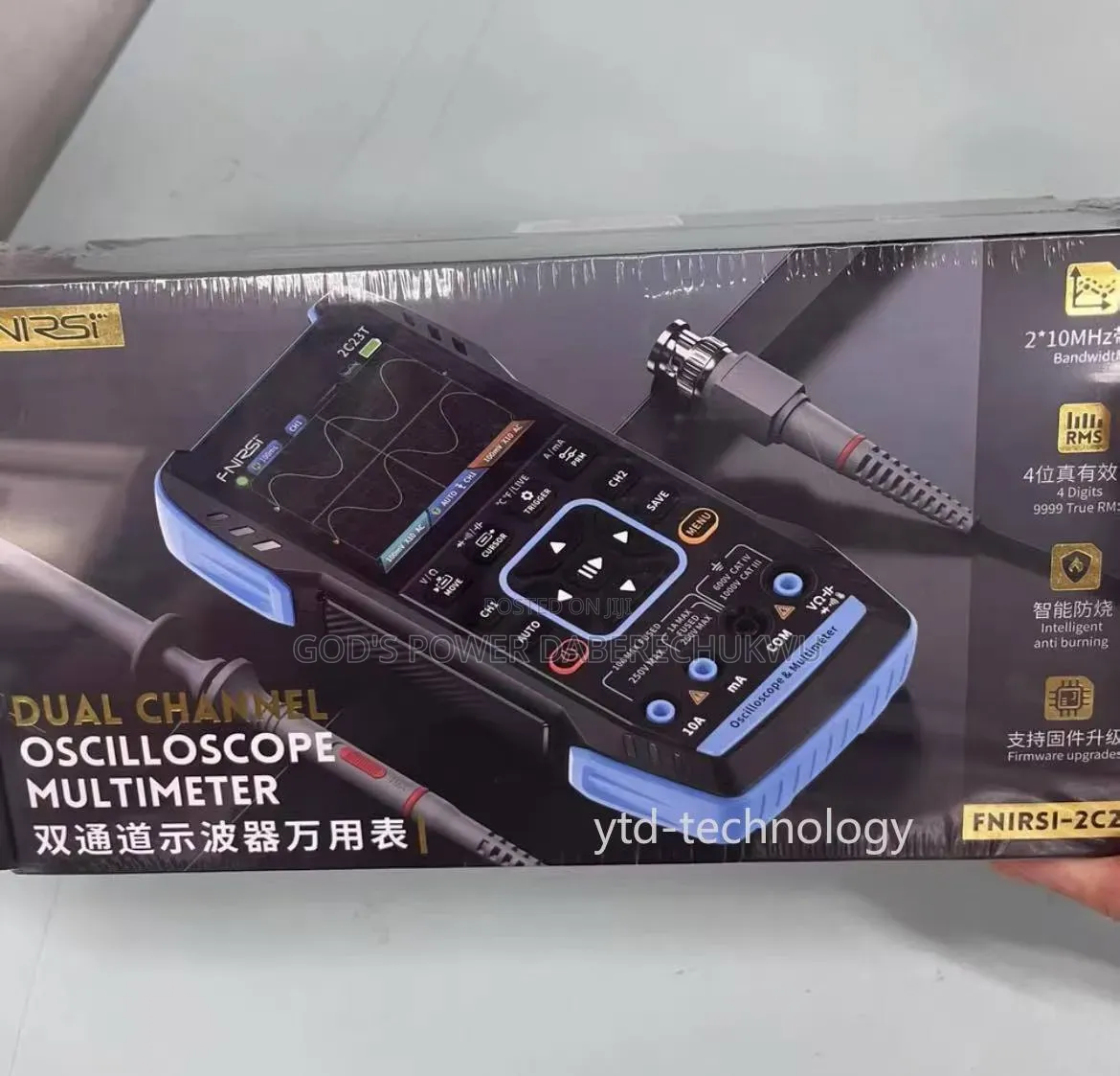 FNIRSI 2C23T Handheld Dual Channel 3-in-1