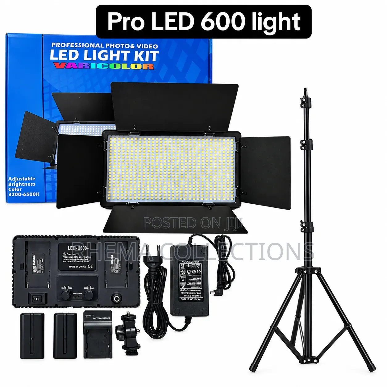 Rechargeable Pro Led 600 and Tripod Stand