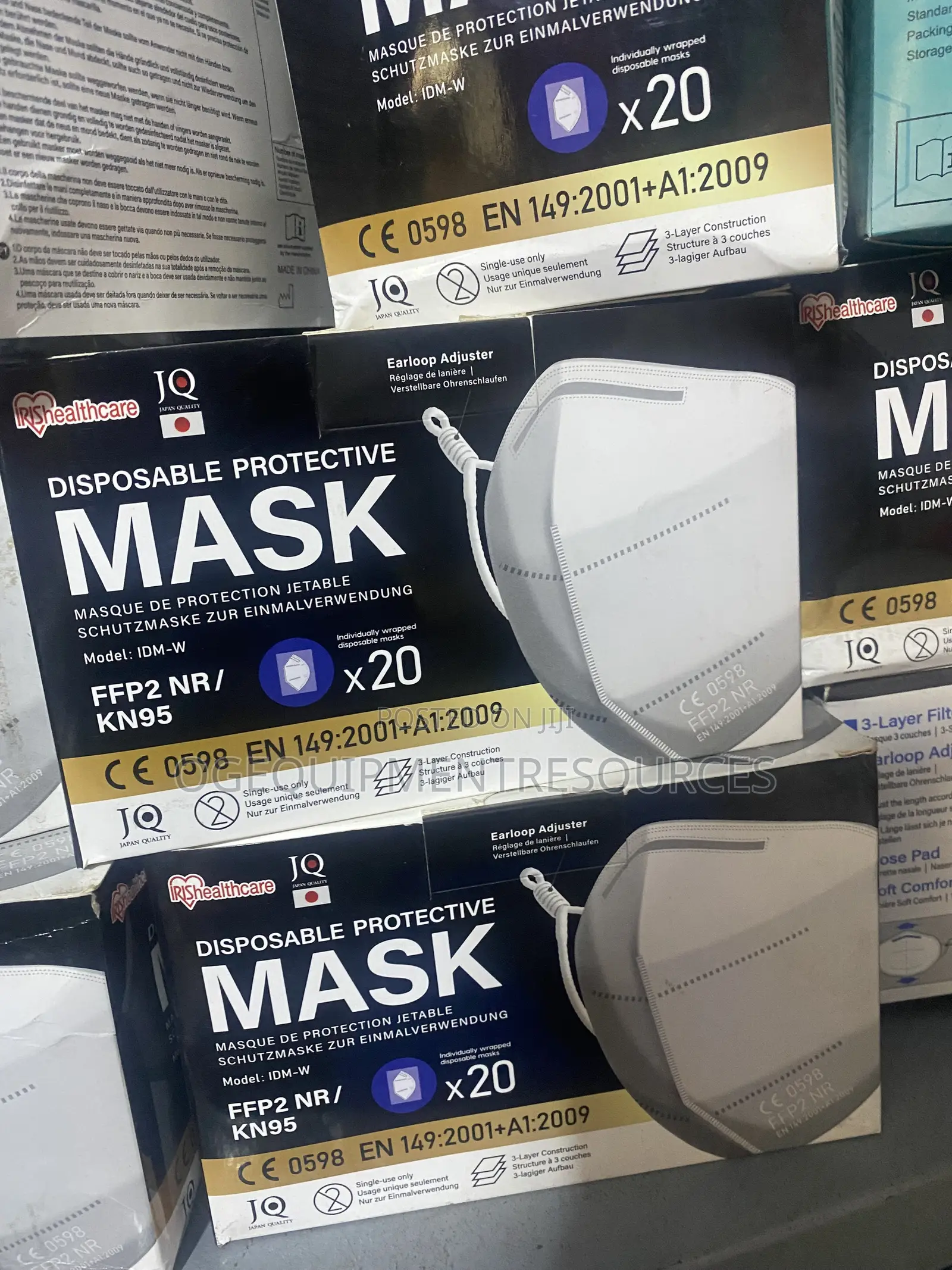 FFP2 / KN95 Disposable Protective Respirator Face Mask