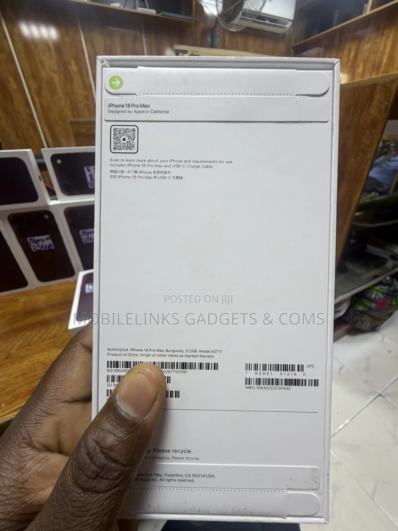 New Apple iPhone 18 Pro Max 512 GB Pink
