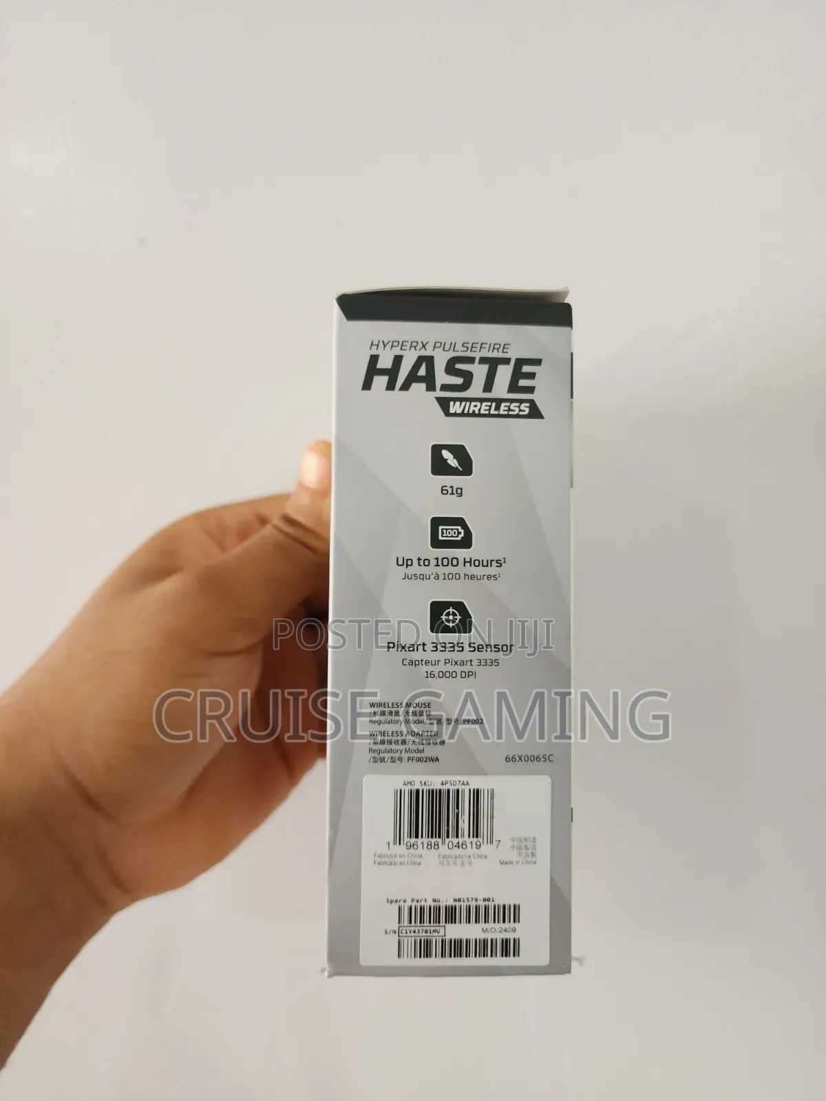 HyperX Pulsefire Haste Wireless Gaming Mouse RGB