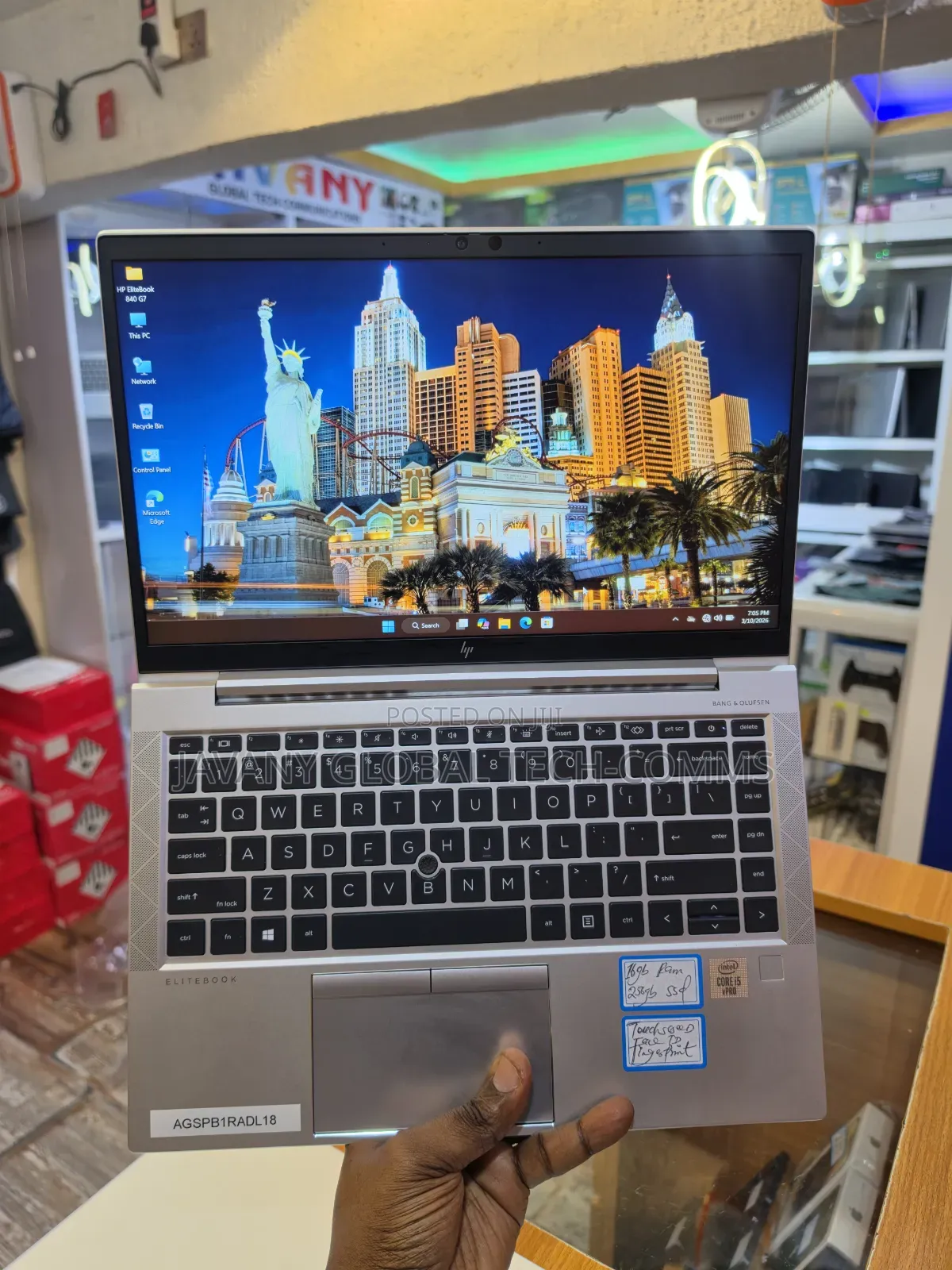 Laptop HP EliteBook 840 G7 16GB Intel Core i5 SSD 256GB
