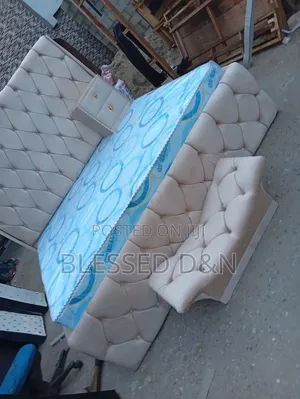 Cream 6/6 Bed Frame