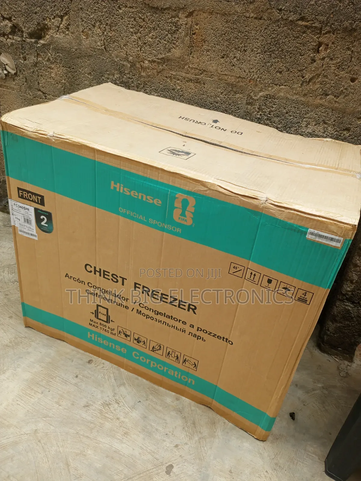 Hisense 297L Inverter Chest Freezer (FC-390SHI), Fast Freezing, Silver