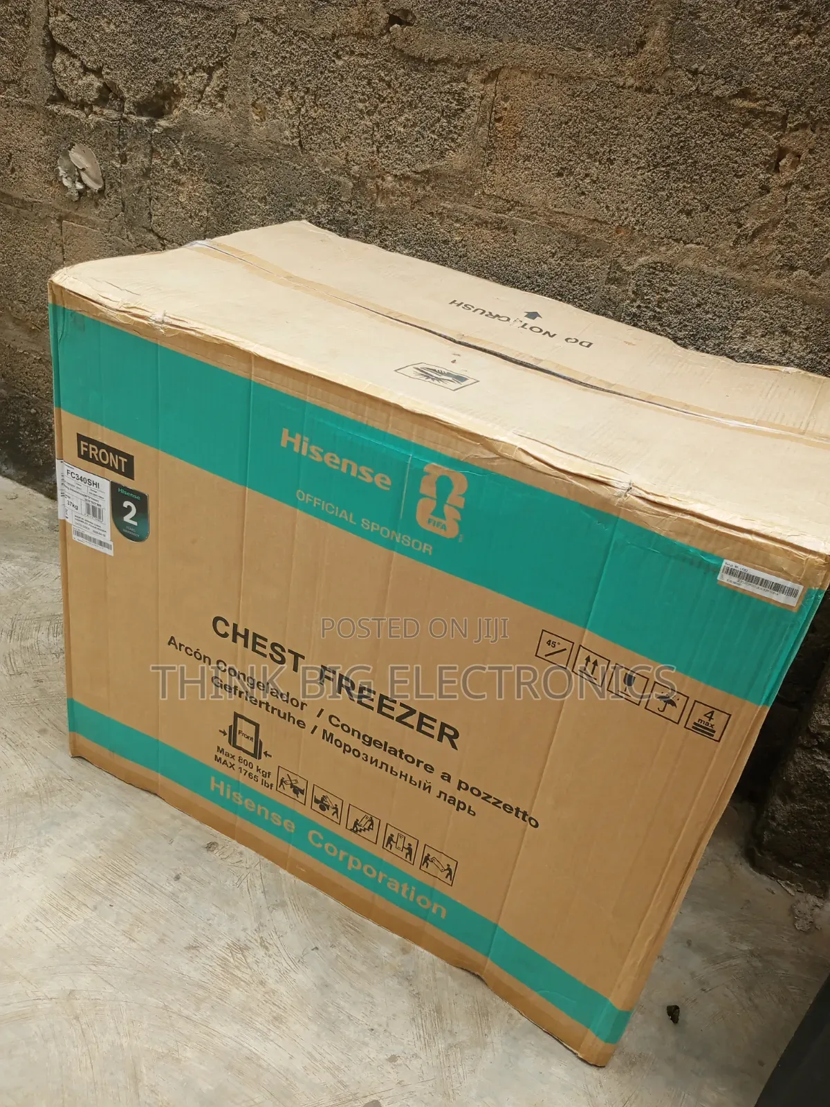Hisense 297L Inverter Chest Freezer (FC-390SHI), Fast Freezing, Silver
