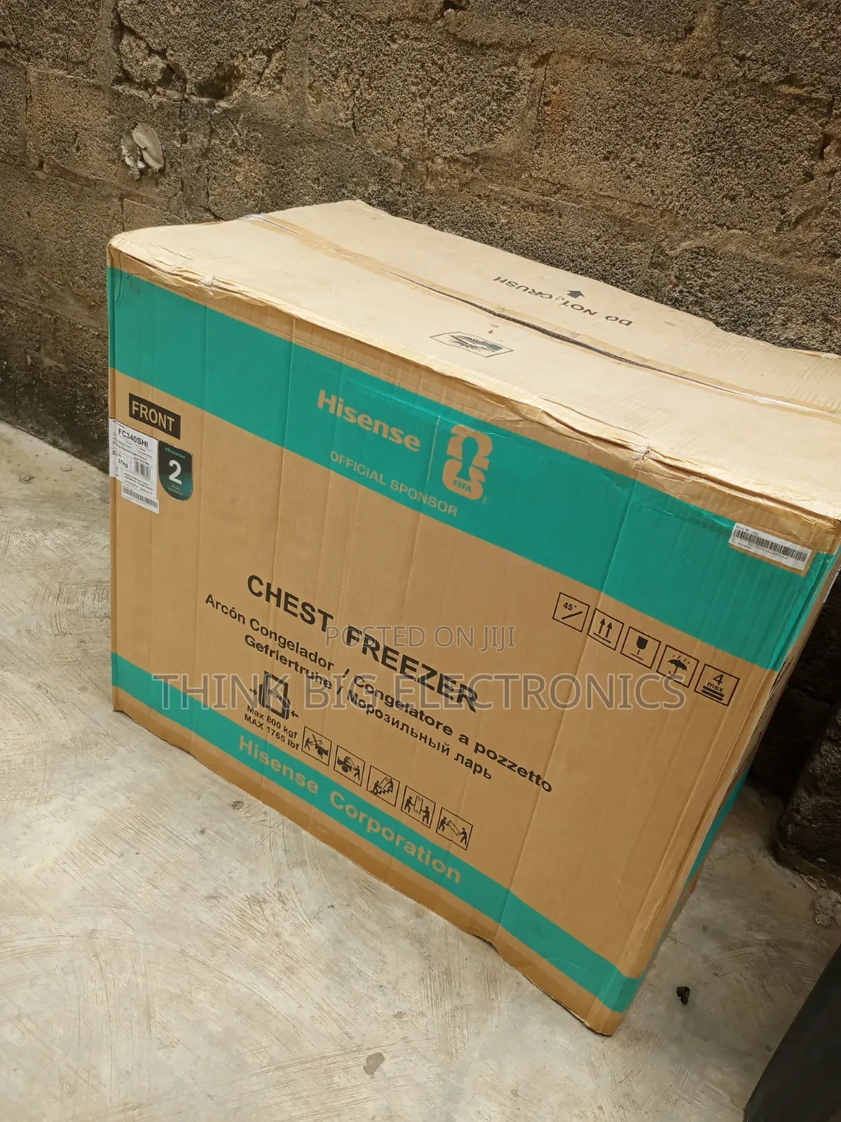 Hisense FC-390SHI 297L Chest Freezer With Inverter Technology Lock