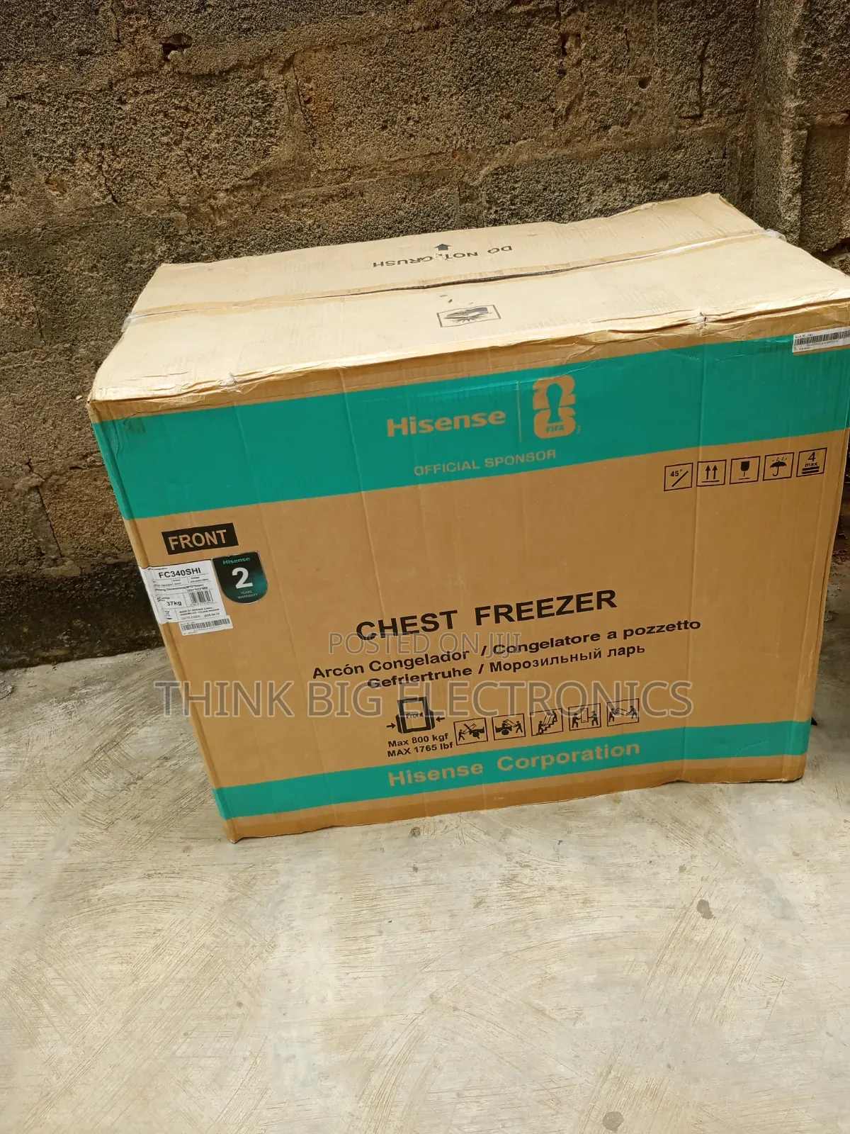 Hisense 297L Deep Freezer FC-390SHI Low Power Consumption