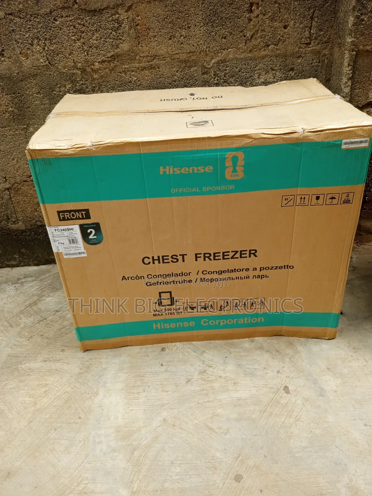 Hisense 297L Deep Freezer FC-390SHI Low Power Consumption