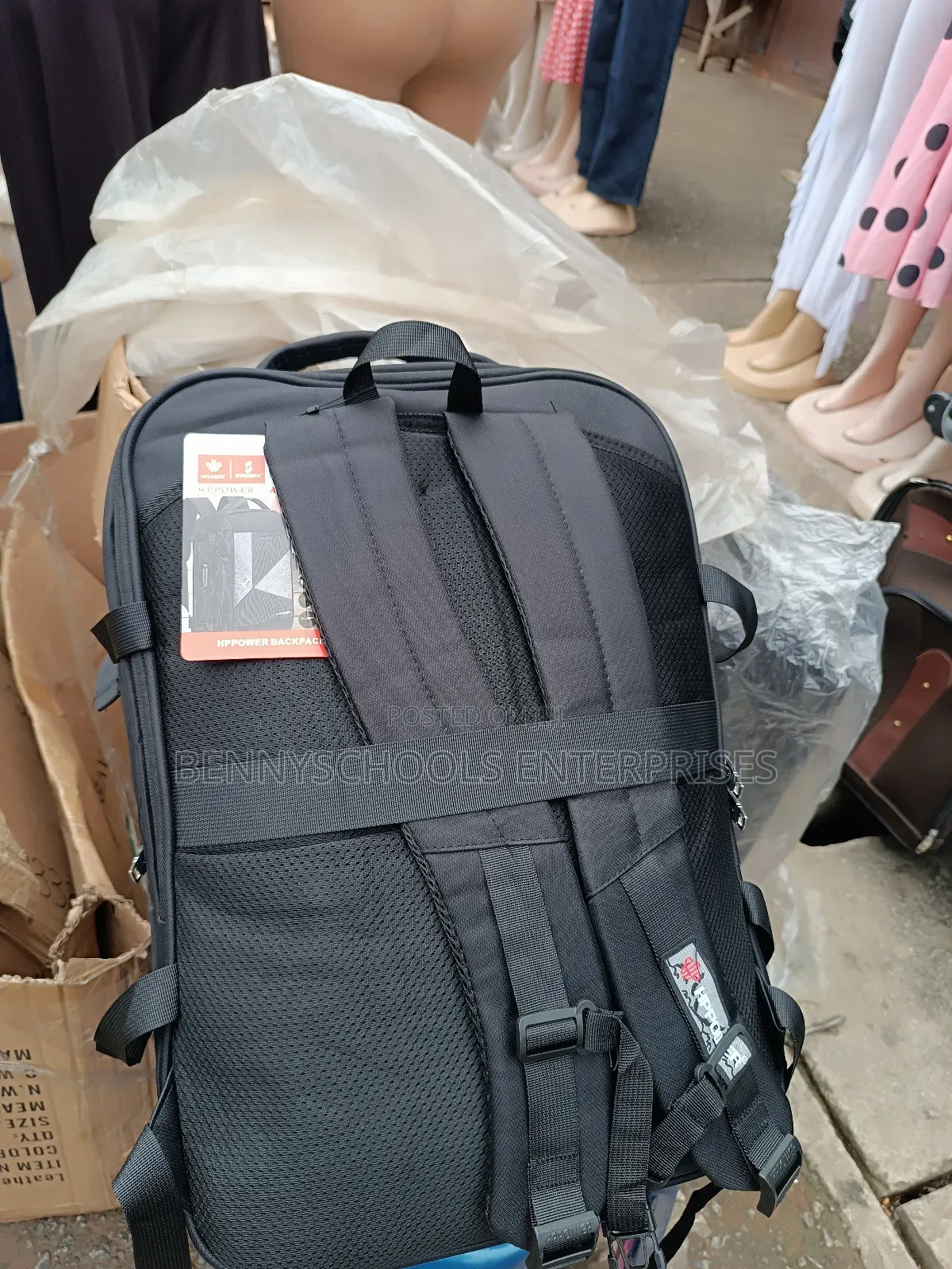 Big HP Power Backpack With Buckles