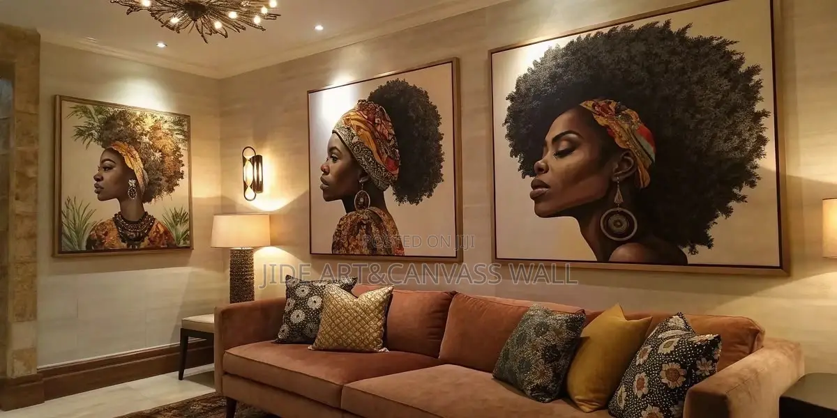 Canvass Art Works on Wooden Frames