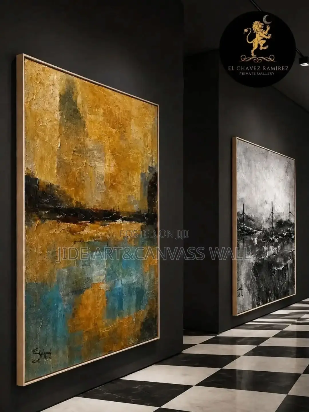 Canvass Art Works on Wooden Frames