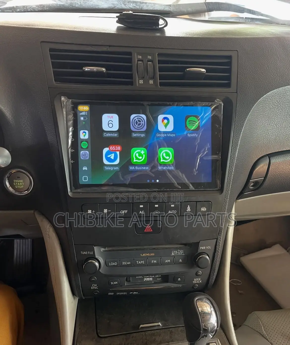 Gs300/350 Navigation Apple CarPlay/android Auto Half Screen/Camera