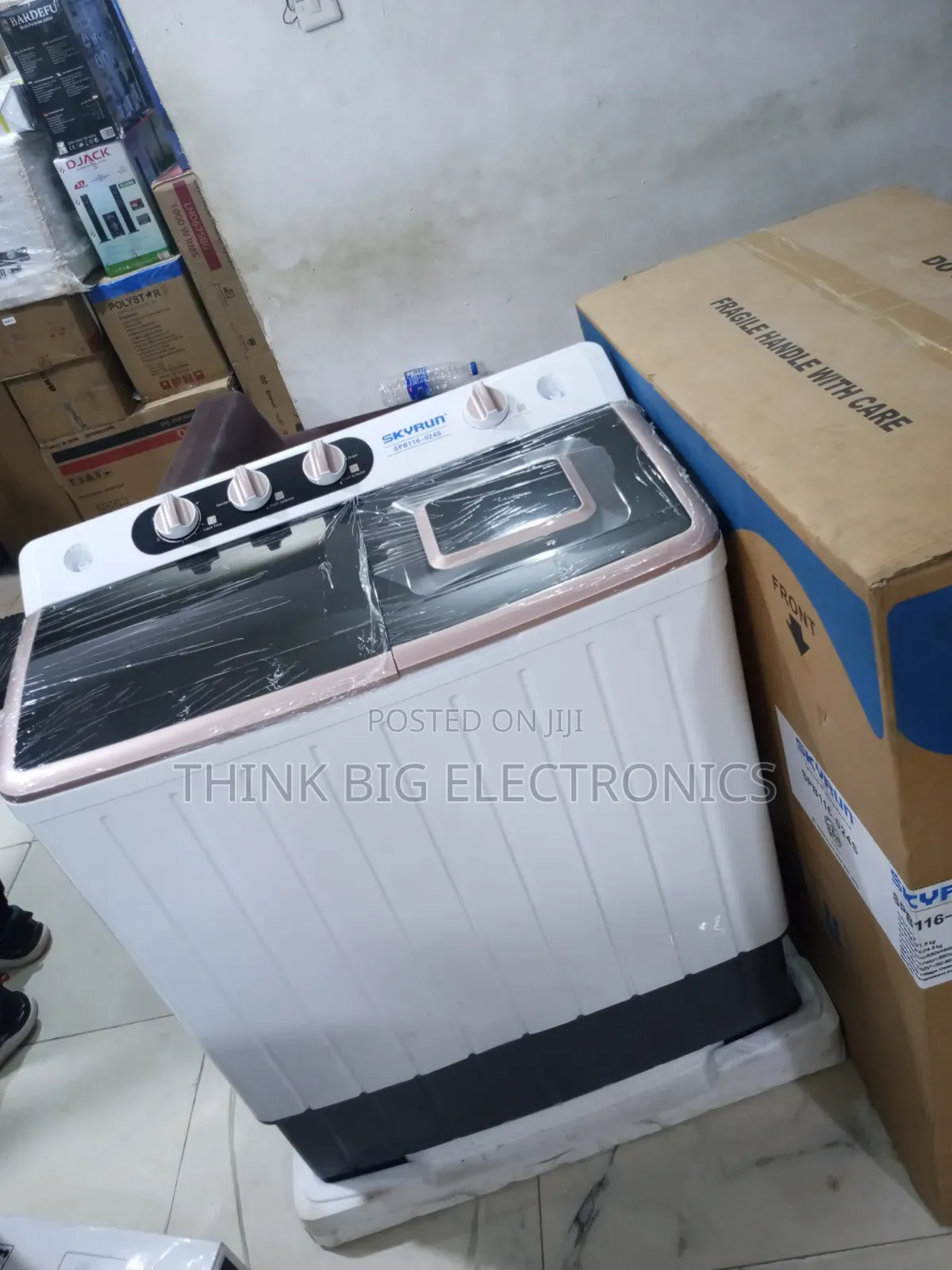 Skyrun Dual Compartment 11kg Semi-Automatic Laundry Machine