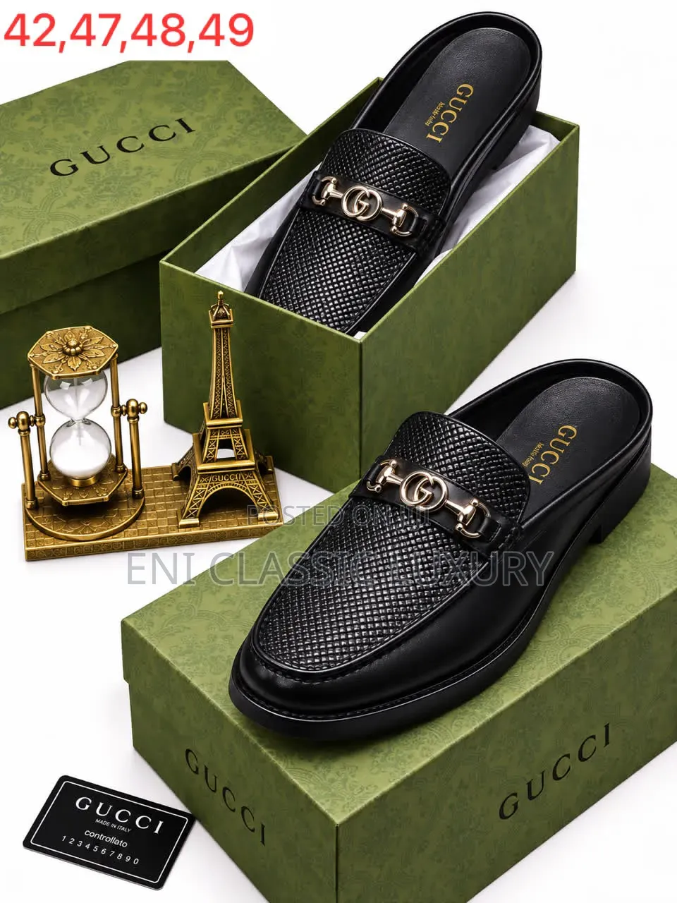 Gucci Best Quality Half Shoes for Men