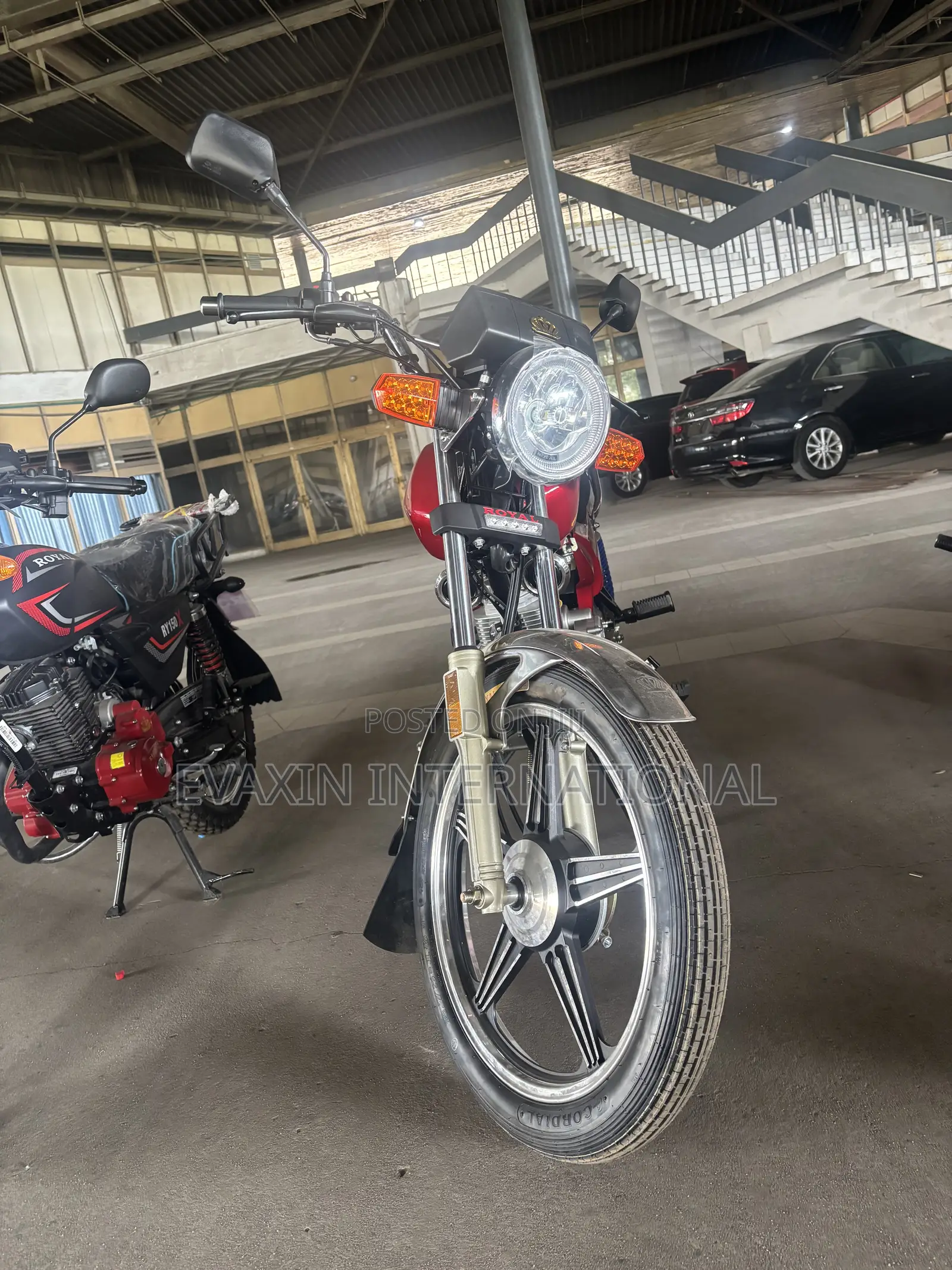 New Royal Motorcycle 2023 Red