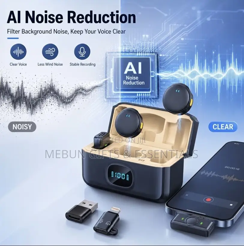 Noise Cancellation Wireless Microphone