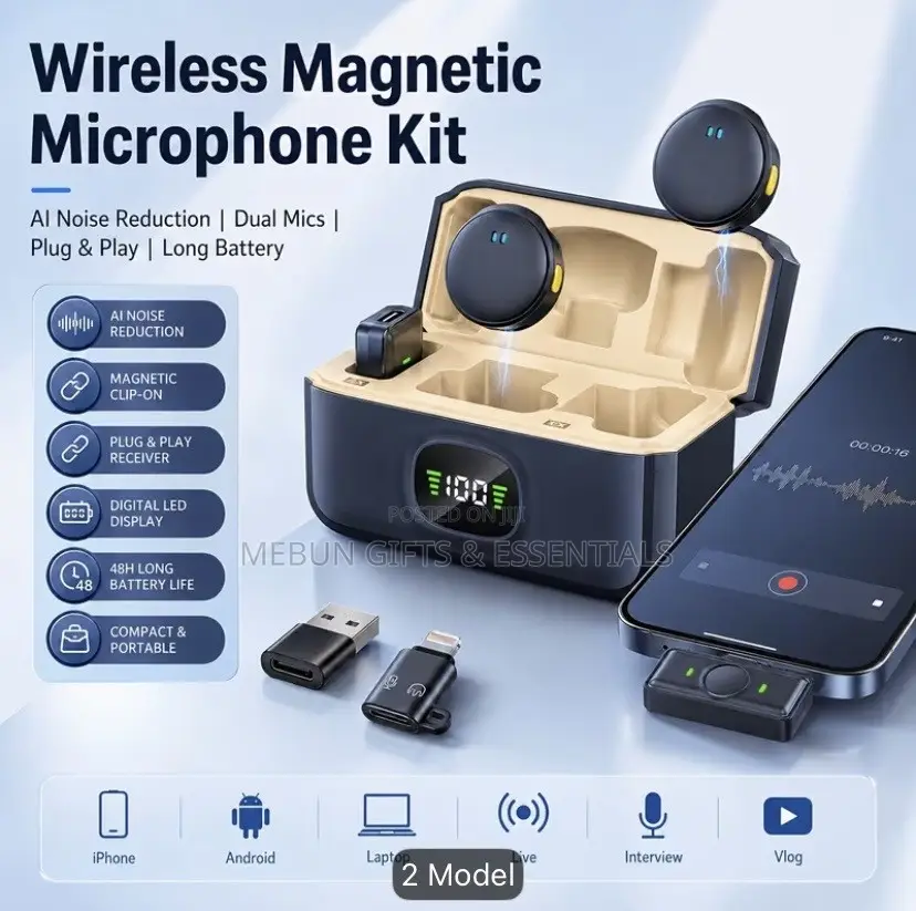 Noise Cancellation Wireless Microphone