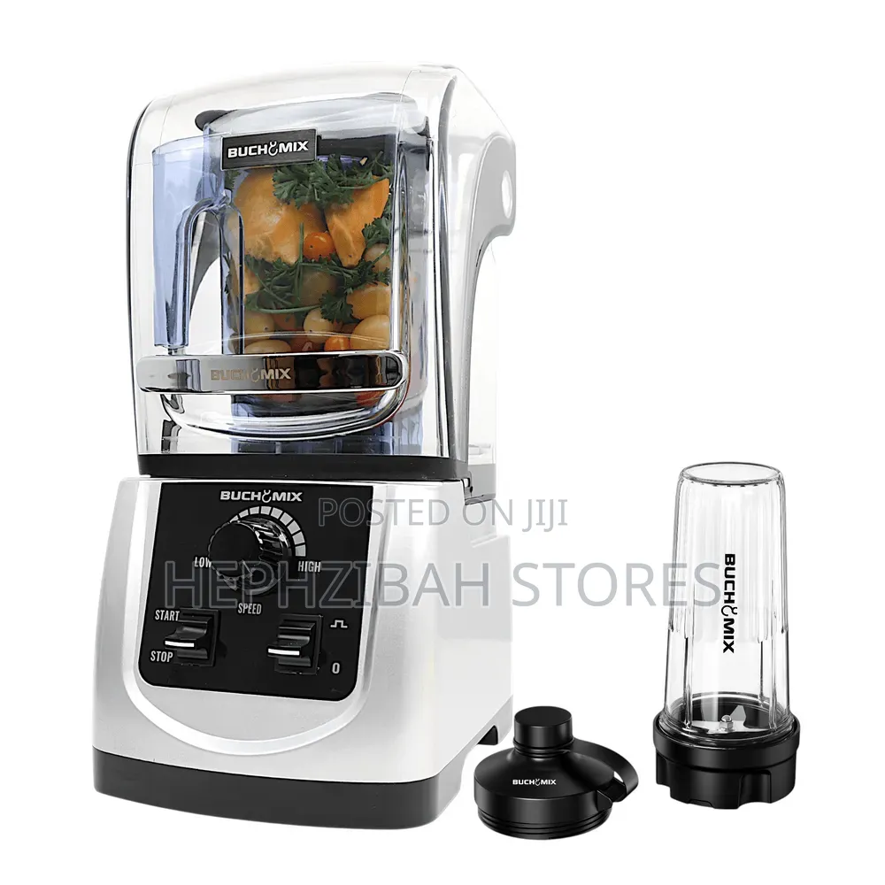 Ultra Heavy Duty Soundproof Blender With Manual Control - Black BX210