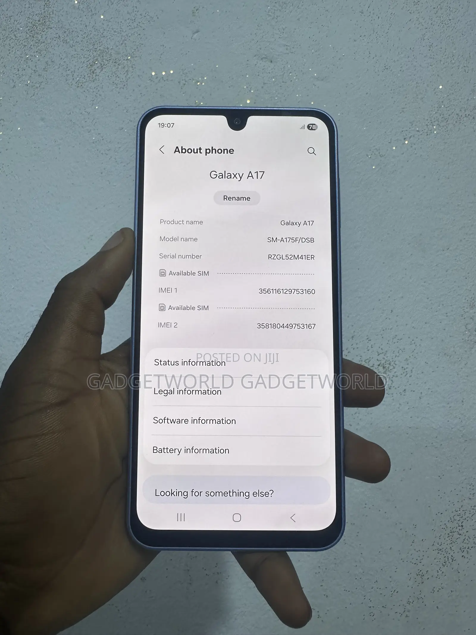 New Samsung Galaxy A17 5G 128 GB Blue