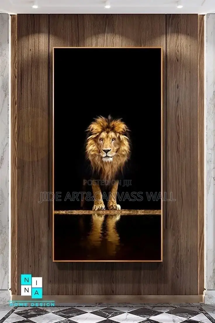 Matte Canvas With a Wooden Frame